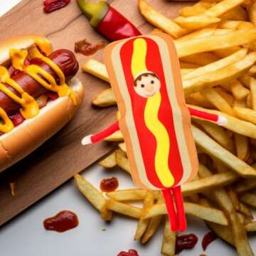 LovelfStory Elf Accessories Clothes,Hot Dog Couture Outfits for Boy or Girl Elf Doll, Doll is not Included.