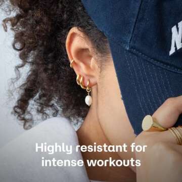 Trendy Waterproof Hoop Earrings - Hey Harper Jewelry