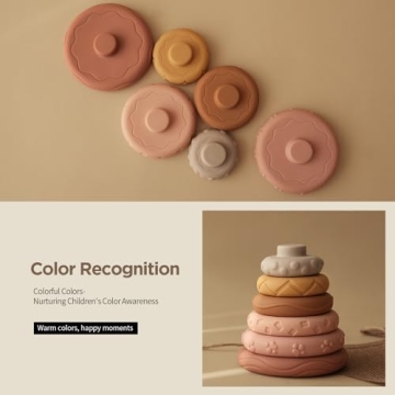 Nueplay Engaging Stacking and Teething Toy for Baby