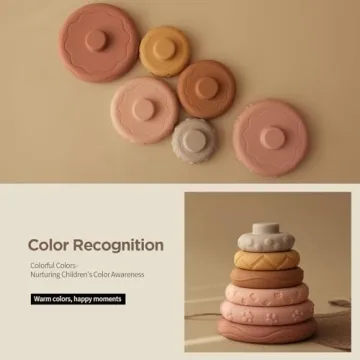 Nueplay Engaging Stacking and Teething Toy for Baby