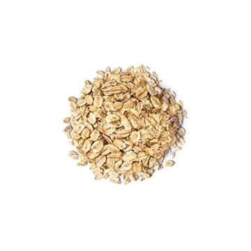 Food to Live Organic Spelt Flakes, 4 Pounds - Rolled Spelt Made from Whole Grain Non-GMO Berries, Uncooked, Raw Whole Foods, Vegan, Kosher, Bulk, Great for Breakfast Cereal and Granola.