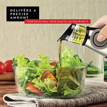 Olive Oil Dispenser & Sprayer - 2 In 1 Glass Kitchen Gadget