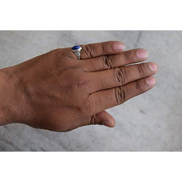 Lapis Lazuli Ring - Elegant 925 Sterling Silver for Women