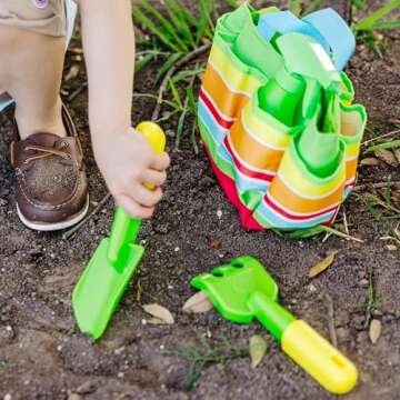 Melissa & Doug Sunny Patch Giddy Buggy Toy Gardening Tote Set With Tools