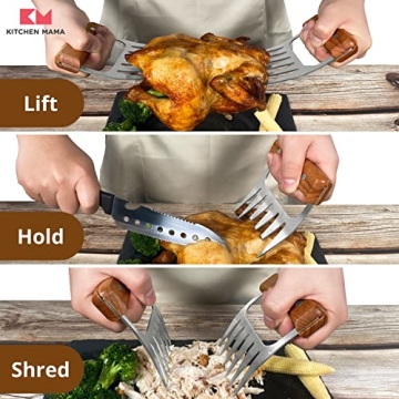 Kitchen Mama Meat Claws: Perfect Shredder for BBQ Lovers