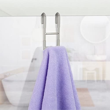 Haitis Stylish Over Shower Glass Door Hooks for Bathing Accessories
