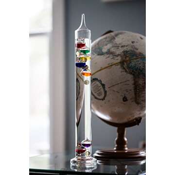 Glassic Gifts® Galileo Thermometer (17" Tall)