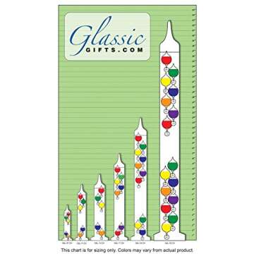 Glassic Gifts® Galileo Thermometer (17" Tall)