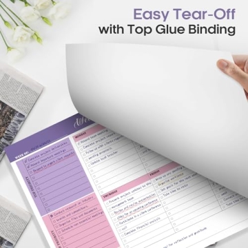 Undated Weekly To-Do Notepad 52 Sheets Work Home Planner