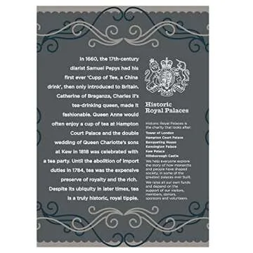 Harney & Sons Victorian London Fog Tea, Black and Oolong Tea with Citrus, Vanilla and Lavender | 30 Sachets, Historic Royal Palaces Collection