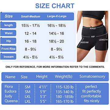 ESOFT High Waist Biker Shorts for Women - 5" Yoga Wear
