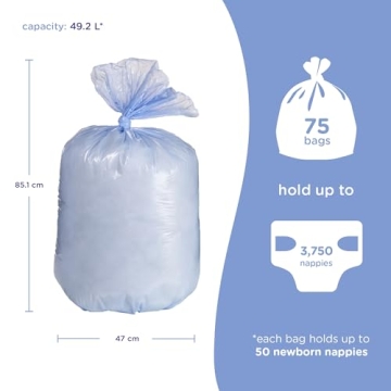 Ubbi Diaper Pail Plastic Bags for Easy Waste Disposal