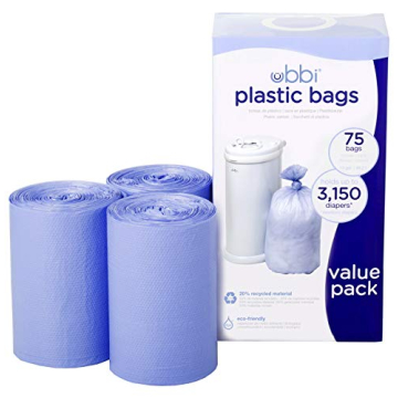 Ubbi Diaper Pail Plastic Bags for Easy Waste Disposal