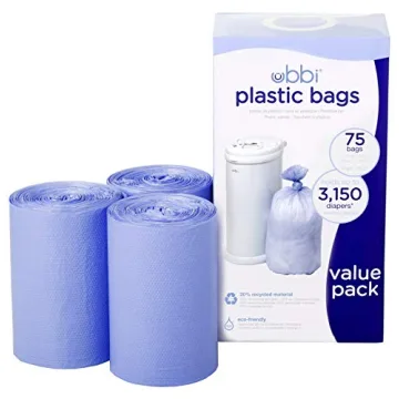 Ubbi Diaper Pail Plastic Bags for Easy Waste Disposal