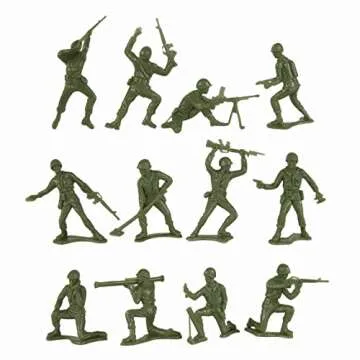 TimMee USA Made Plastic Army Men - 100 Soldier Set