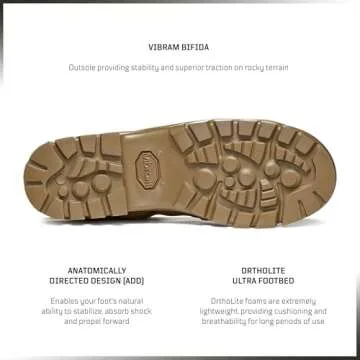 GARMONT TACTICAL T8 Bifida Military Combat Boots for Men and Women, Army, Air Force, AR670-1 Compliant Footwear, Suede Leather, Multi-Terrain Shoes, Coyote, Size 10.5 Medium