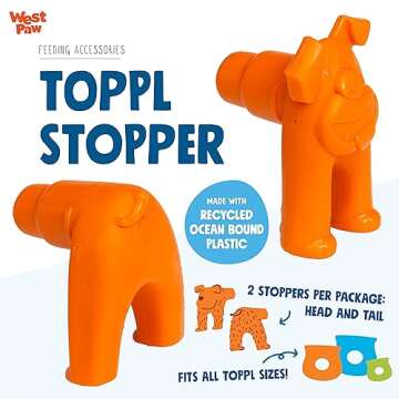 WEST PAW Toppl Stopper 2-Pack - Eco-Friendly Dog Accessory