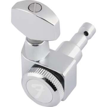 Fender Standard Locking Tuners-Chrome Acoustic Guitar Tuning Key (990818100)