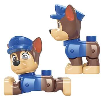 Mega BLOKS PAW Patrol Toddler Building Blocks Toy Cars, PAW Patroller with 81 Pieces, 4 Figures, Fisher-Price Gift Ideas for Kids Age 3+ Years