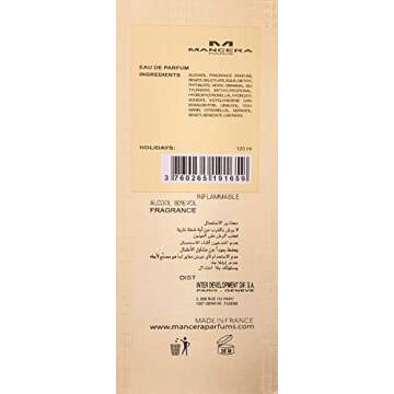 MANCERA Eau De Parfum Spray, Holidays, 4 Fl Oz