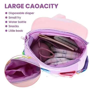 Busy Board Toddler Backpack with Learning Activity Toys