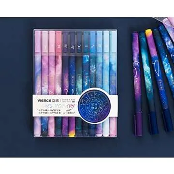 Get Inspired with Jisomin Galaxy Gel Ink Pens