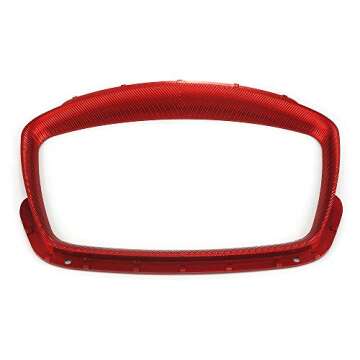 HEINMO Motorcycle Dash Gauges Speedometers Instrument Frame Cover Protector Sunshade Meter Cover for GTS 250 300 HPE 2018 2019 2020 2021 (Red)