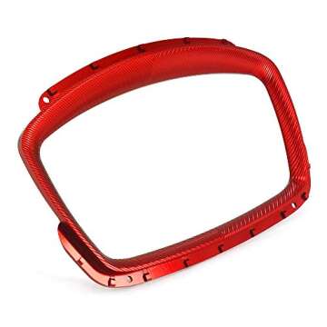 HEINMO Motorcycle Dash Gauges Speedometers Instrument Frame Cover Protector Sunshade Meter Cover for GTS 250 300 HPE 2018 2019 2020 2021 (Red)