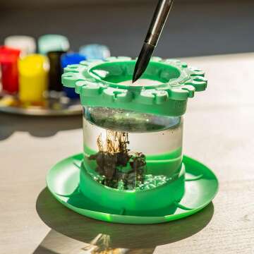 Paint Brush Cleaner & Rinse Cup for Fine Art