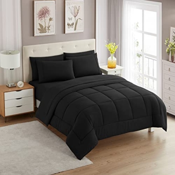Sweet Home Collection 5 Piece Comforter Set - Luxurious All-Season Bedding