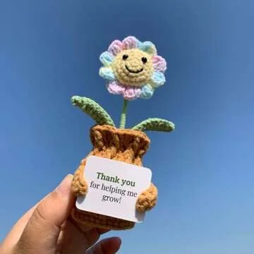 YOOJEE Thank You Gifts – Handmade Crochet Sunflower