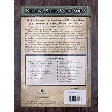 New Strong's Exhaustive Concordance of the Bible: Nelson's Super Value Series