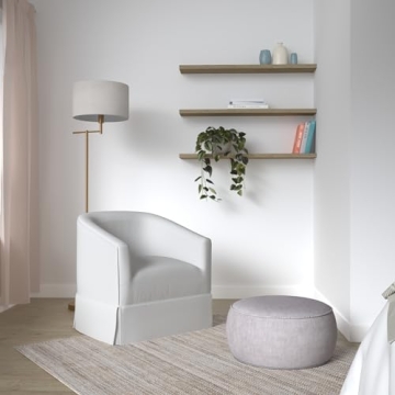 Locus Bono Swivel Accent Chairs Set for Living Room Modern Style