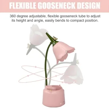 DLHONORV Cute LED Desk Lamp Touch-Sensitive