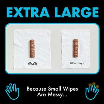 Shop DUDE Wipes - Extra Large Flushable Wipes 8 Pack