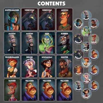 One Night Ultimate Werewolf – Fun Party Game for Kids & Adults | Engaging Social Deduction | Fast-...