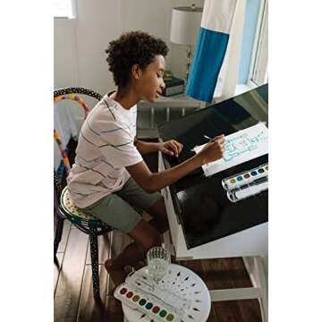 Art1st UCreate Watercolor Paper, White, Package, 90 lb., 12" x 18", 50 Sheets