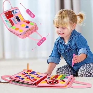 Esjay Toddler Busy Board Lightweight Montessori Activities