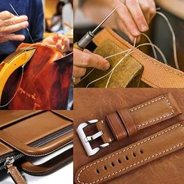 792 Yards Waxed Leather Sewing Thread Set in 24 Colors