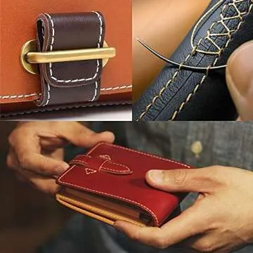 792 Yards Waxed Leather Sewing Thread Set in 24 Colors