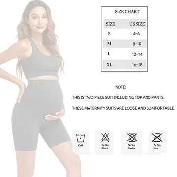 Stylish Women's Maternity 2 Piece Set for Comfort