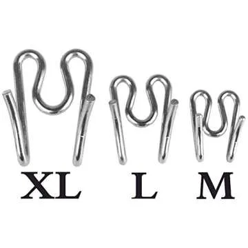 Darkyazi Durable Pinch Collar Stainless Steel Dog Adjustable Pet Training Collar for Medium Large Dogs (Medium (Pack of 1), Silver)