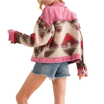 Stylish DSORVICD Women Jean Jacket for Casual Elegance