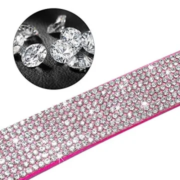 Stylish Pimaodog Rhinestone Dog Collar for All Breeds
