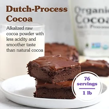 NuNaturals Organic Dutch-Process Cocoa Powder for Baking