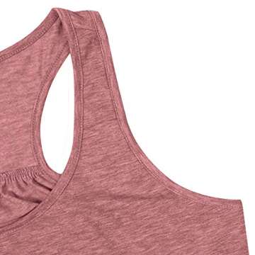 MNLYBABY Racerback Tank Tops for Women Funny Letters Print Sleeveless Tees T-Shirts