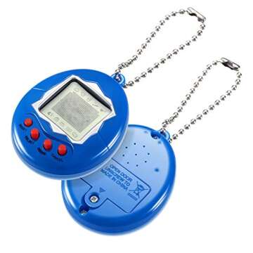 3 Pieces Virtual Pet Keychains Electronic Digital Pets Keychain Game Keyring Electronic Toys Nostalgic Virtual Digital Pet Retro Handheld Game Machine