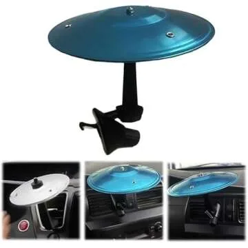 Mini Car Crash Cymbal for Air Vent – Funny Dashboard Toy
