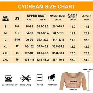 CYDREAM Women Arm Shaper Tops Slimmer Compression Sleeves Post Surgery Posture Corrector Tank Top (Small, Beige)