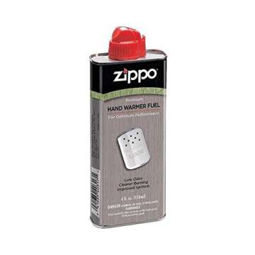 Zippo Refillable Hand Warmer Fuel for Outdoor Comfort